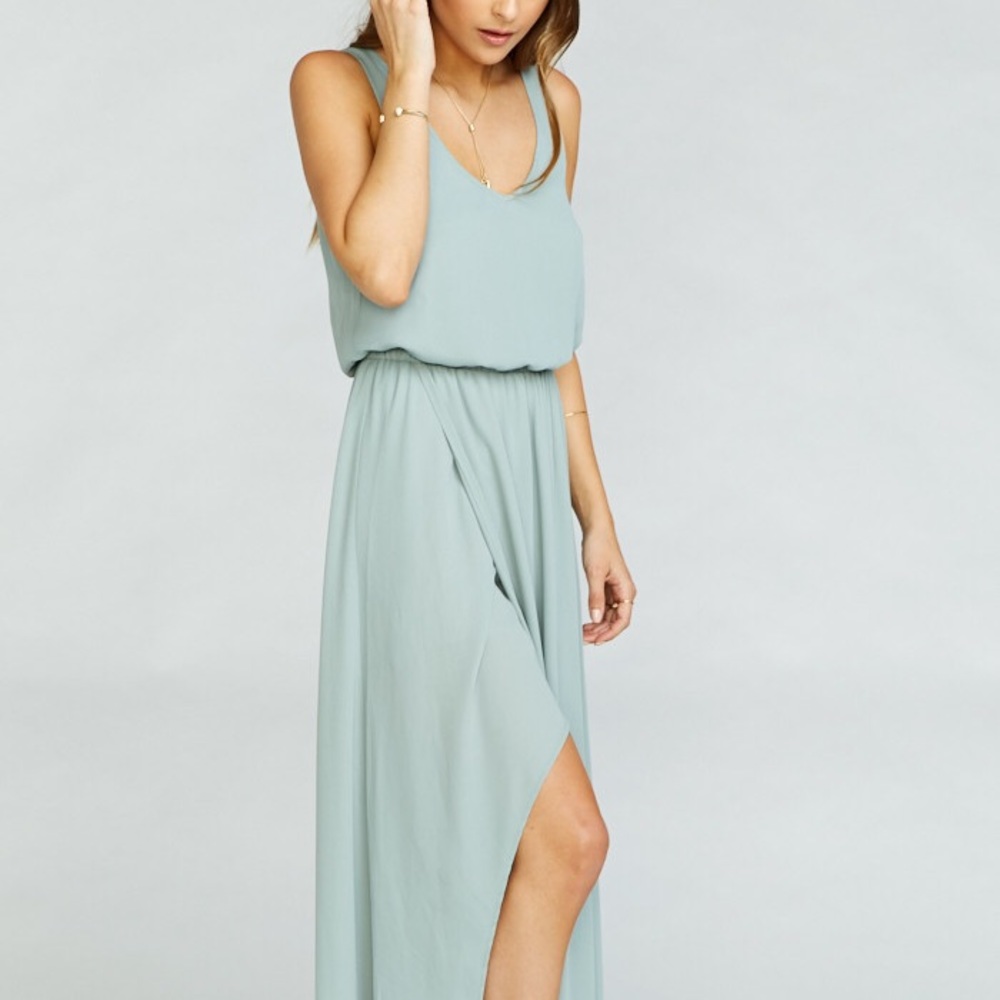 Show Me Your MuMu - Silver Sage Kendall Maxi Dress